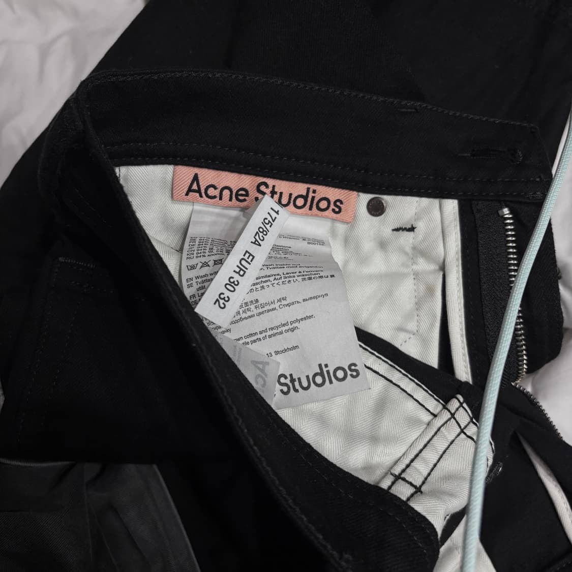 Acne Studios 슬림핏 팬츠 상품이미지2