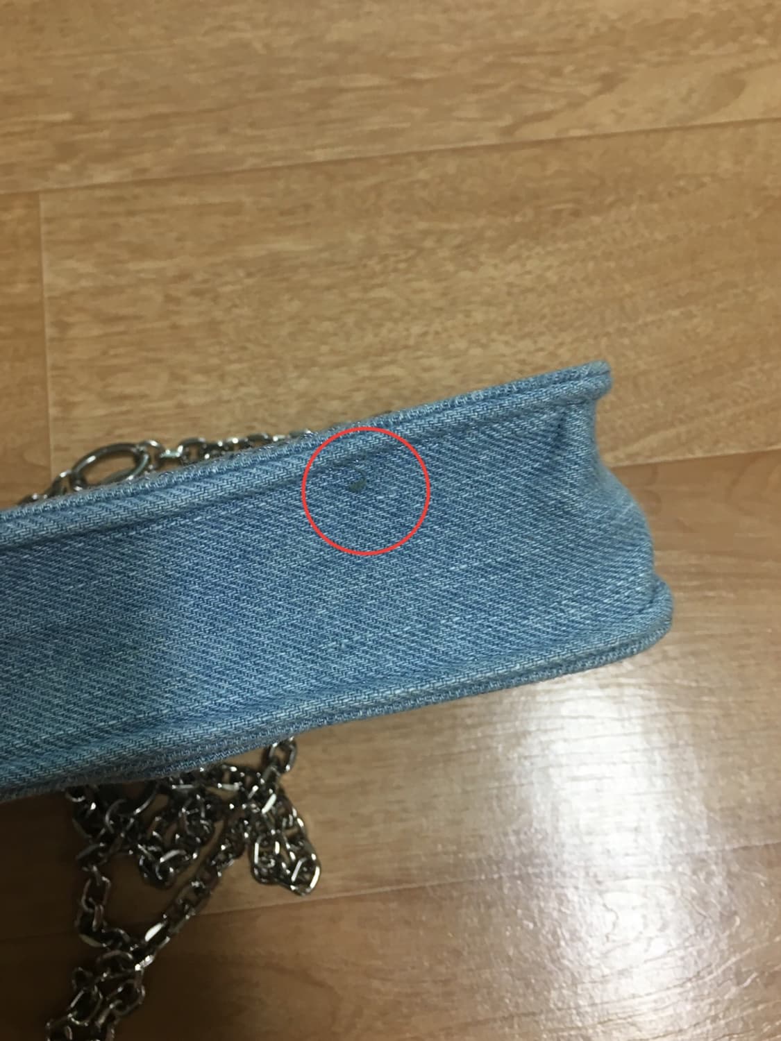 GU 데님 미니 크로스백 상품이미지4