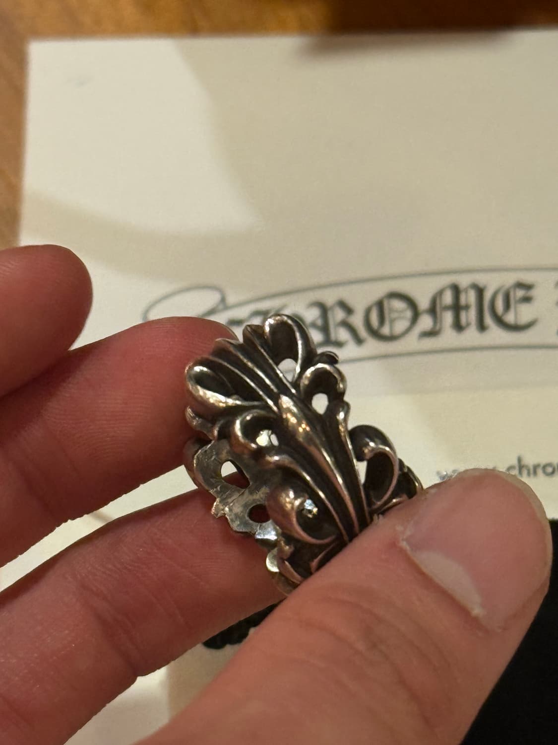 크롬하츠 더블플로랄링 판매  상품이미지6