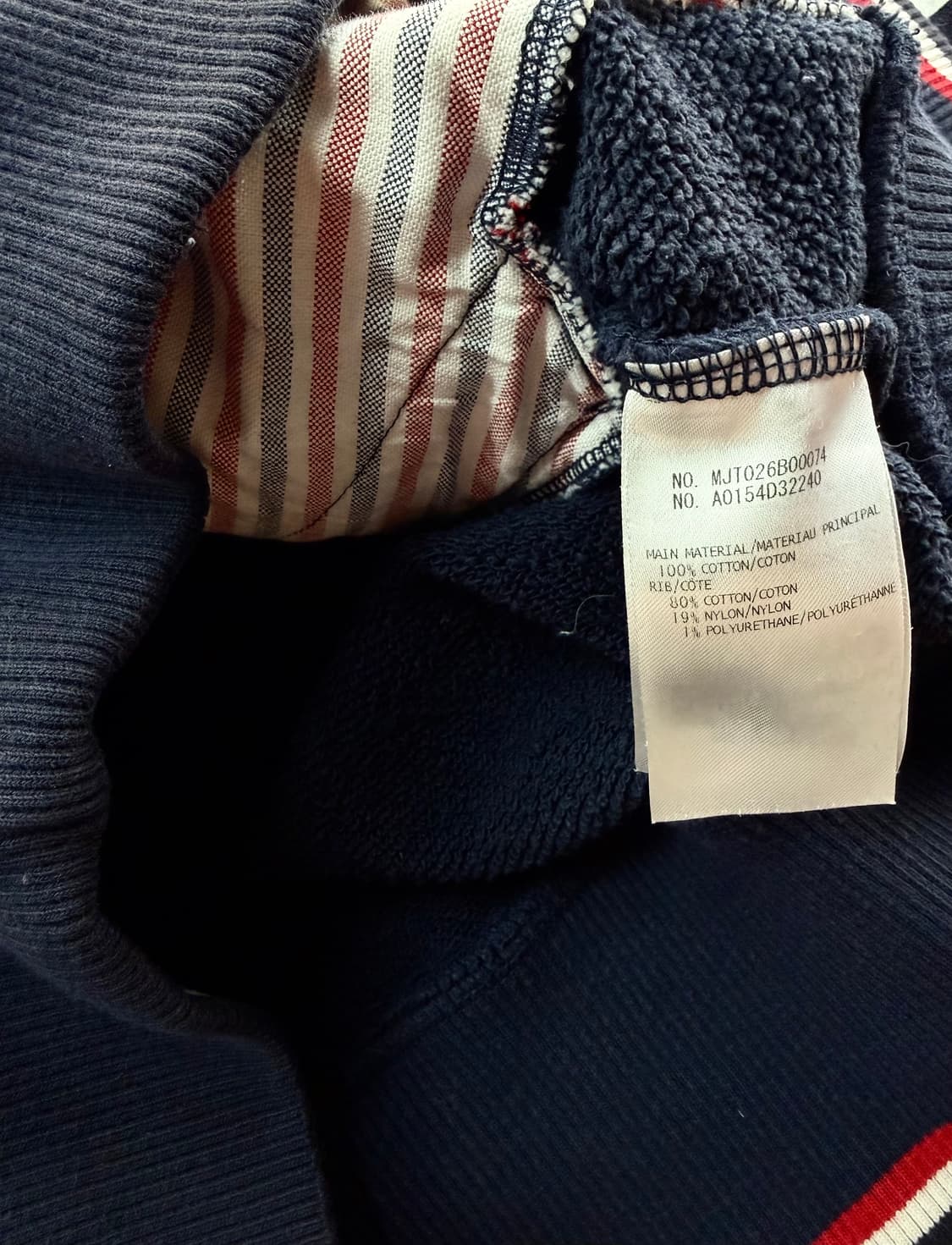 1/ 톰브라운 클래식 4-바 루프백 집업 자켓 상품이미지10