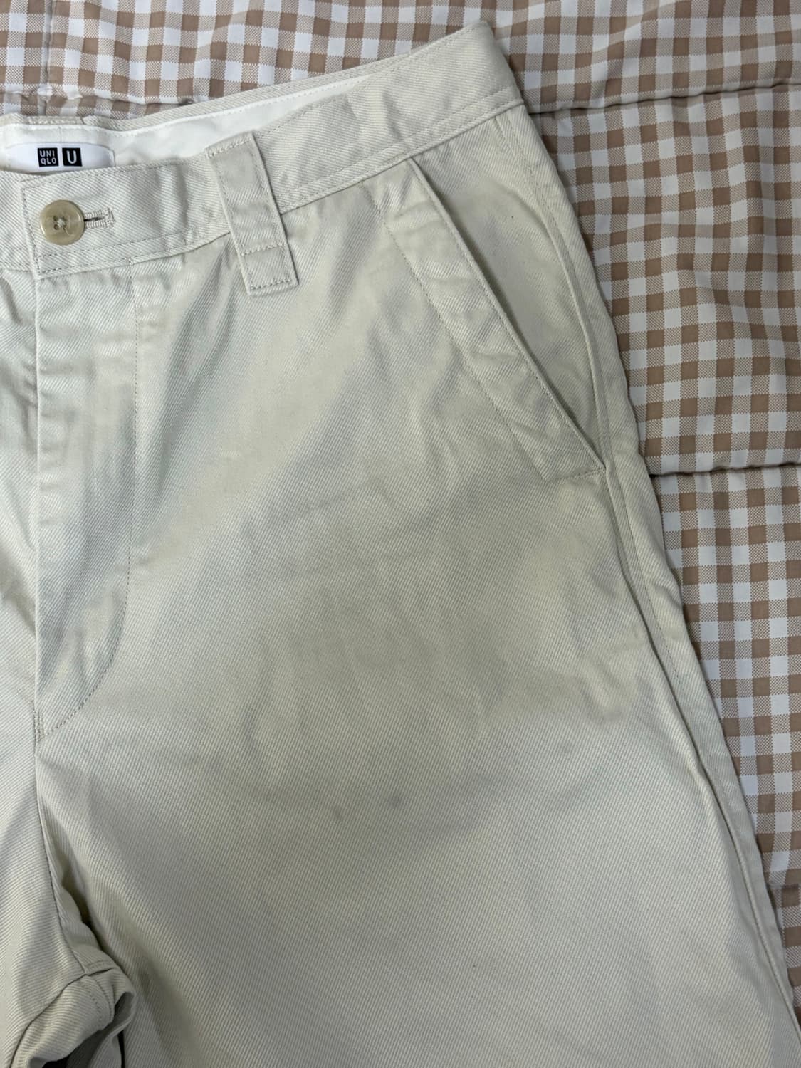 유니클로 와이드핏치노팬츠 상품이미지6