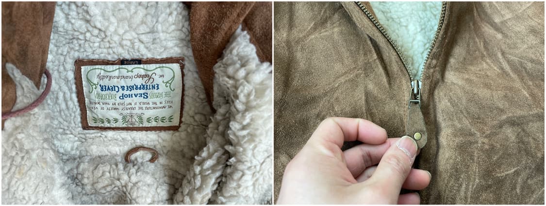 씨홉 브룩스 엔터프라이즈 스웨이드 집업 자켓 J03724 상품이미지10