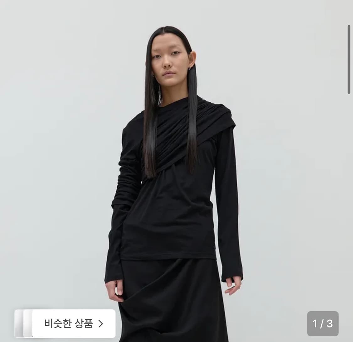 repos 리포스 Double Layerd T-shirts (Black) 상품이미지1