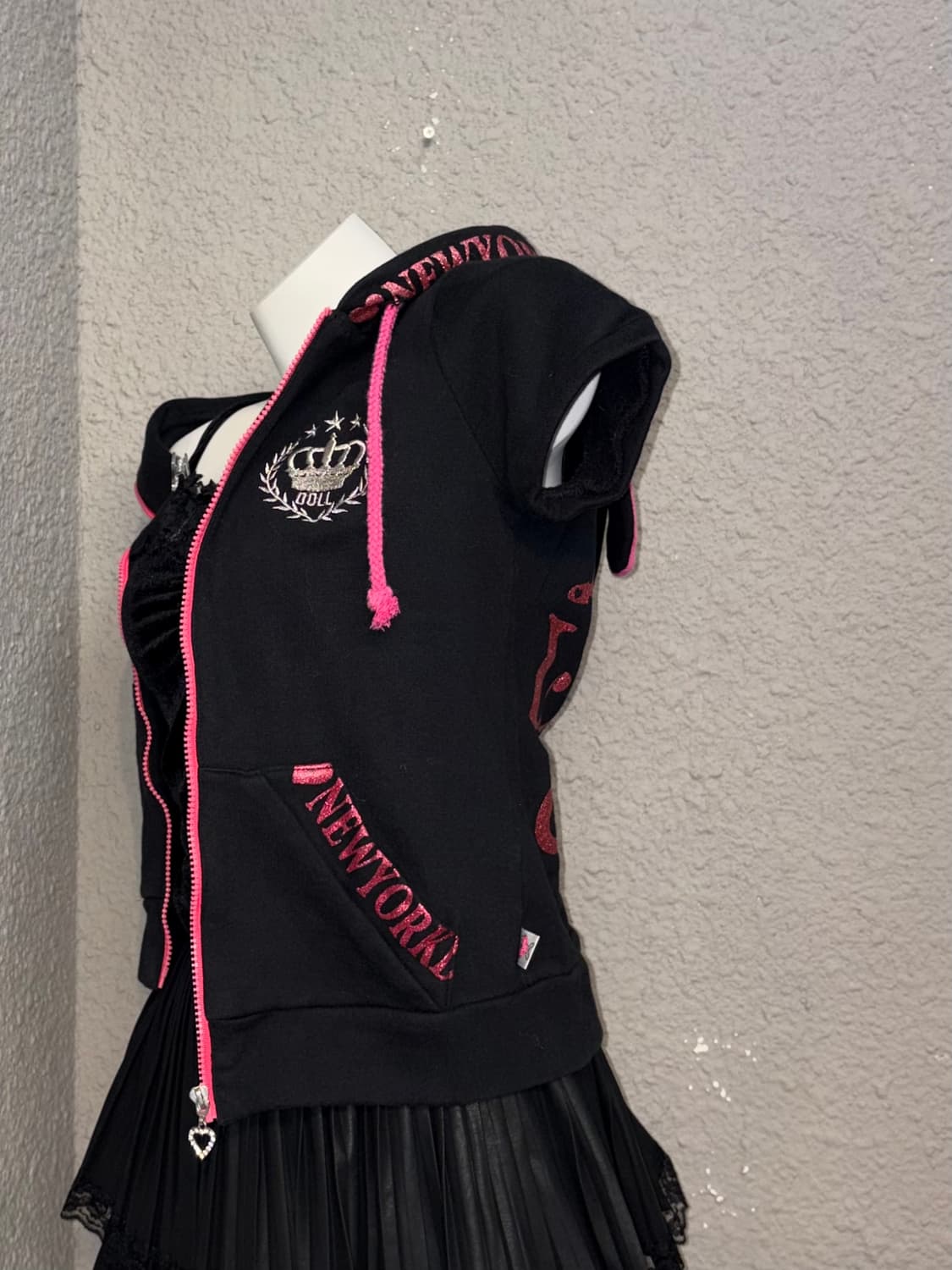 리즈리사 갸루 후드집업 상품이미지4