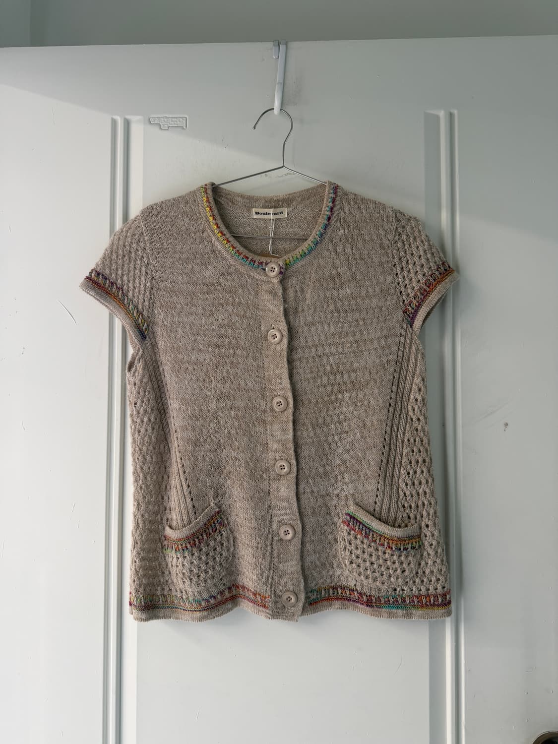 일본빈티지 모리 무지개 가디건 세트 상품이미지6