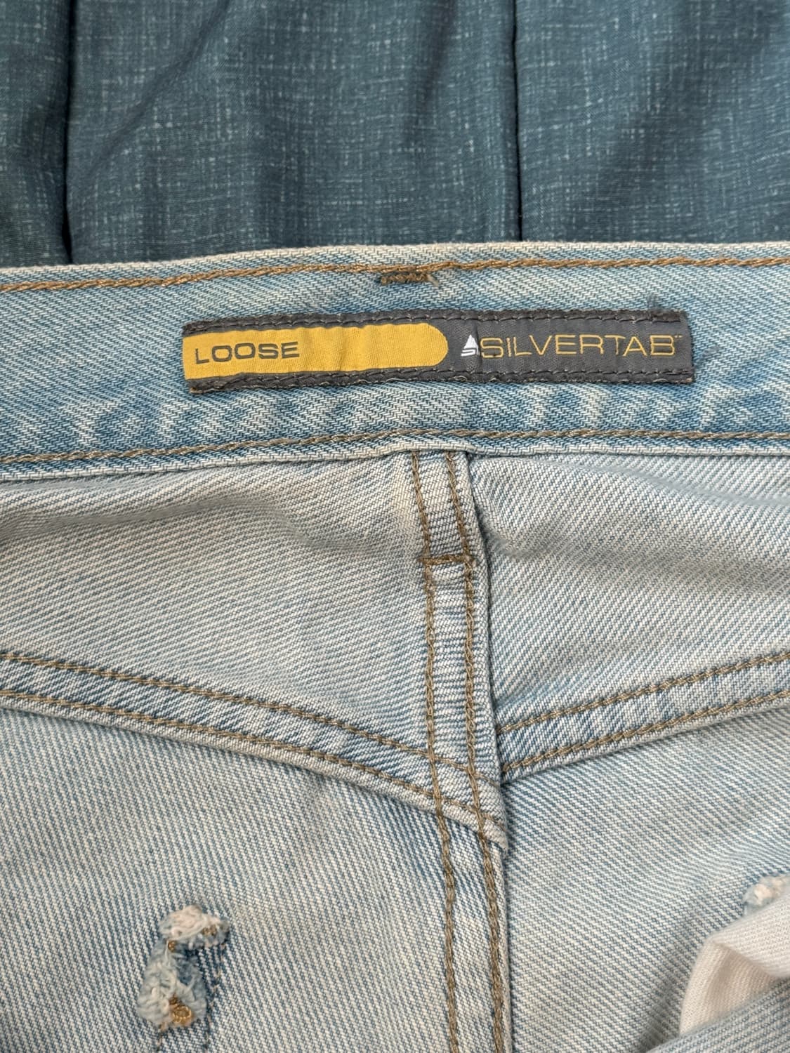 리바이스 실버탭 루즈핏 연청 데님 W32 L32 상품이미지2