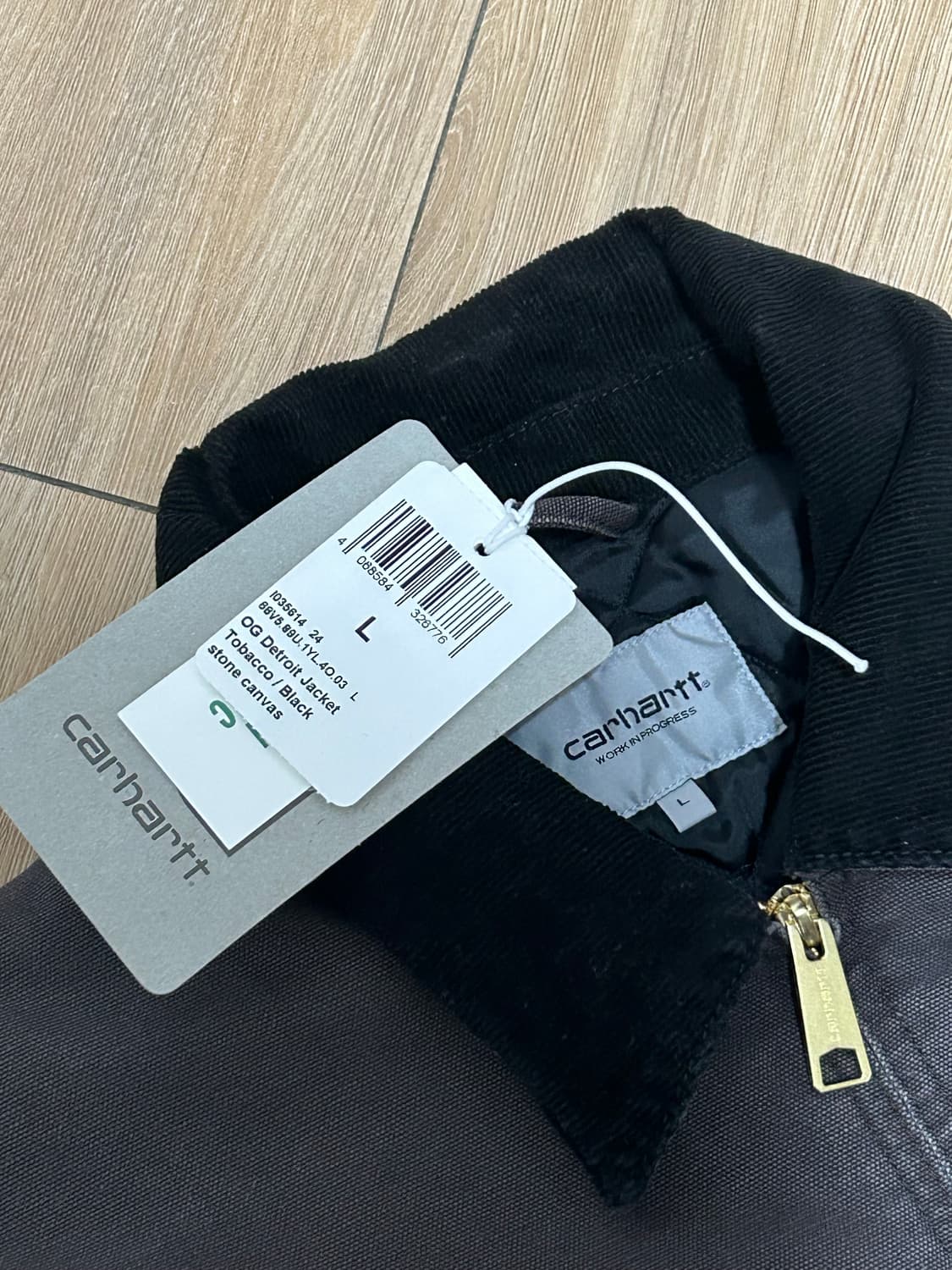 L) 칼하트 OG 디트로이트 자켓 토바코 상품이미지4