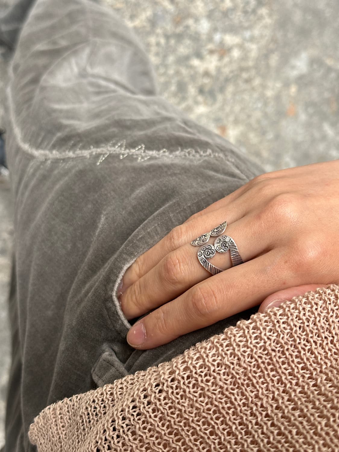 Ethnic Tribal Spiral Engraved Wrap Karen 상품이미지3