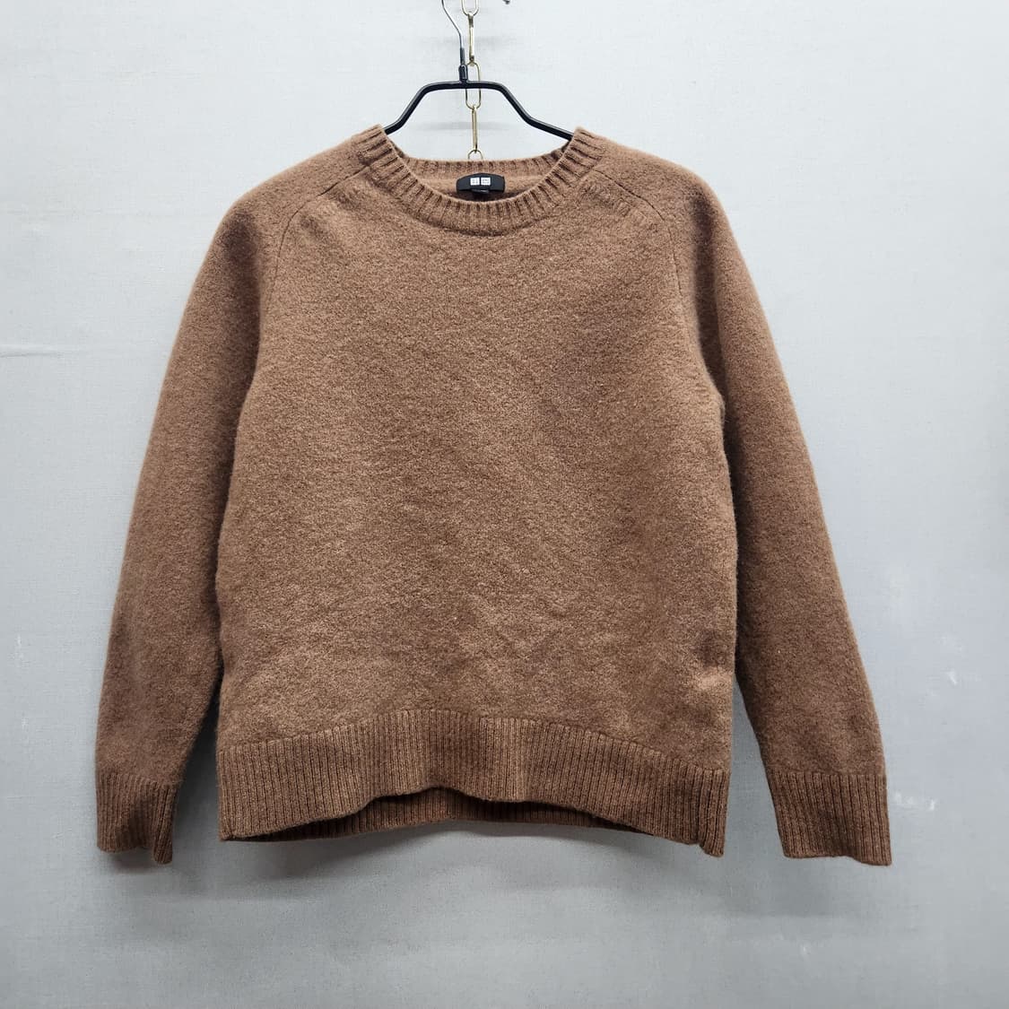 유니클로 브라운 모 니트 S 상품이미지1