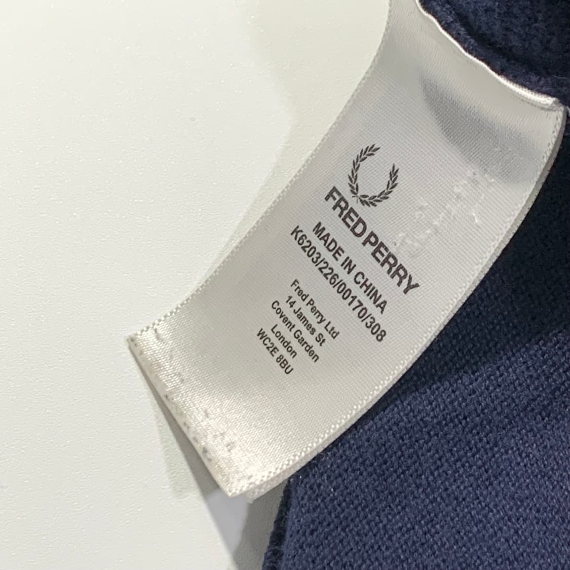 프레드페리 니트 집업 상품이미지4