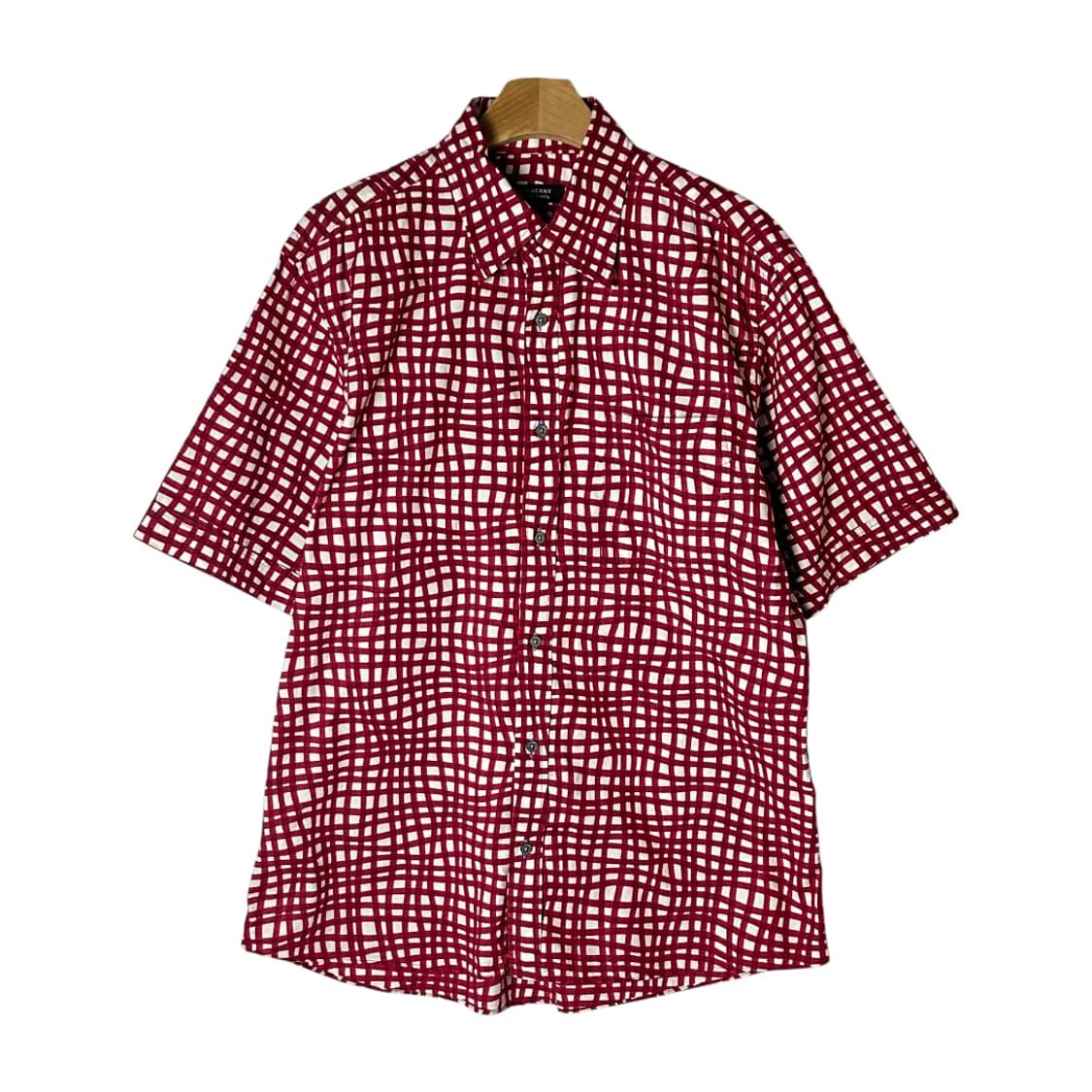 [BURBERRY] 버버리 블랙라벨 체크 반팔 셔츠 상품이미지1