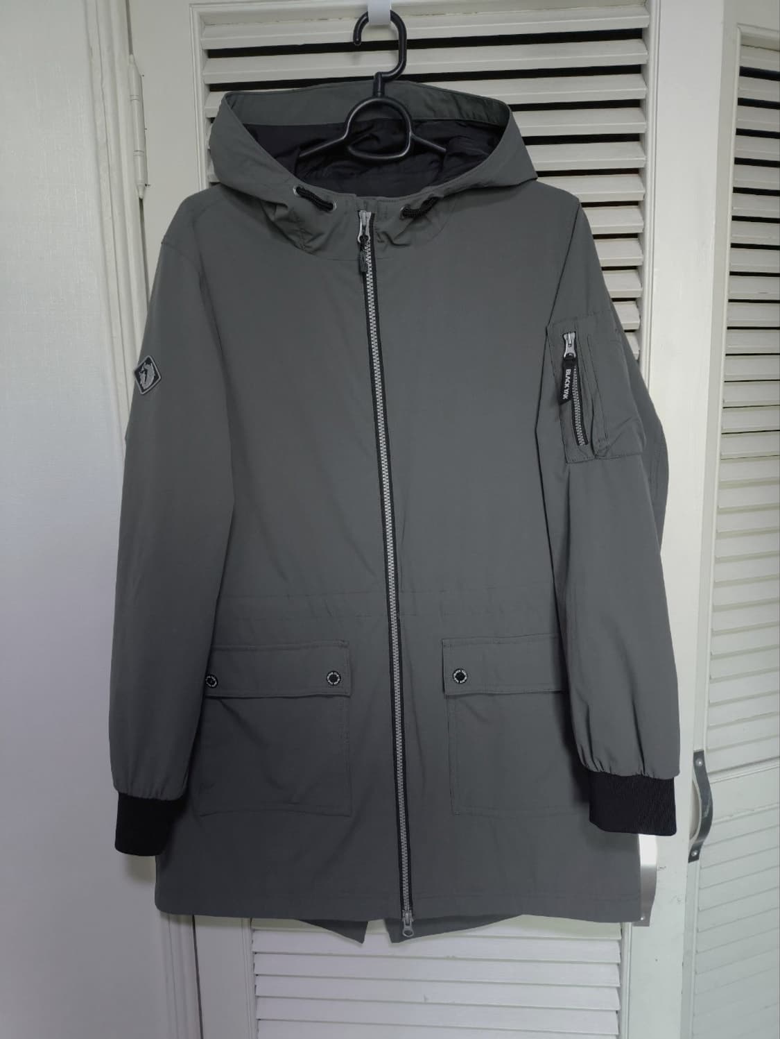 95(165) 블랙야크 후드 집업 바람막이 등산복 상품이미지1