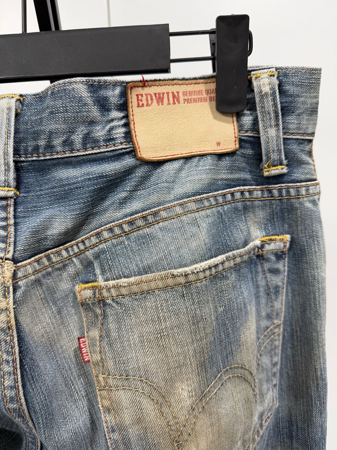 에드윈 502 청바지 남녀공용 일자 상품이미지4