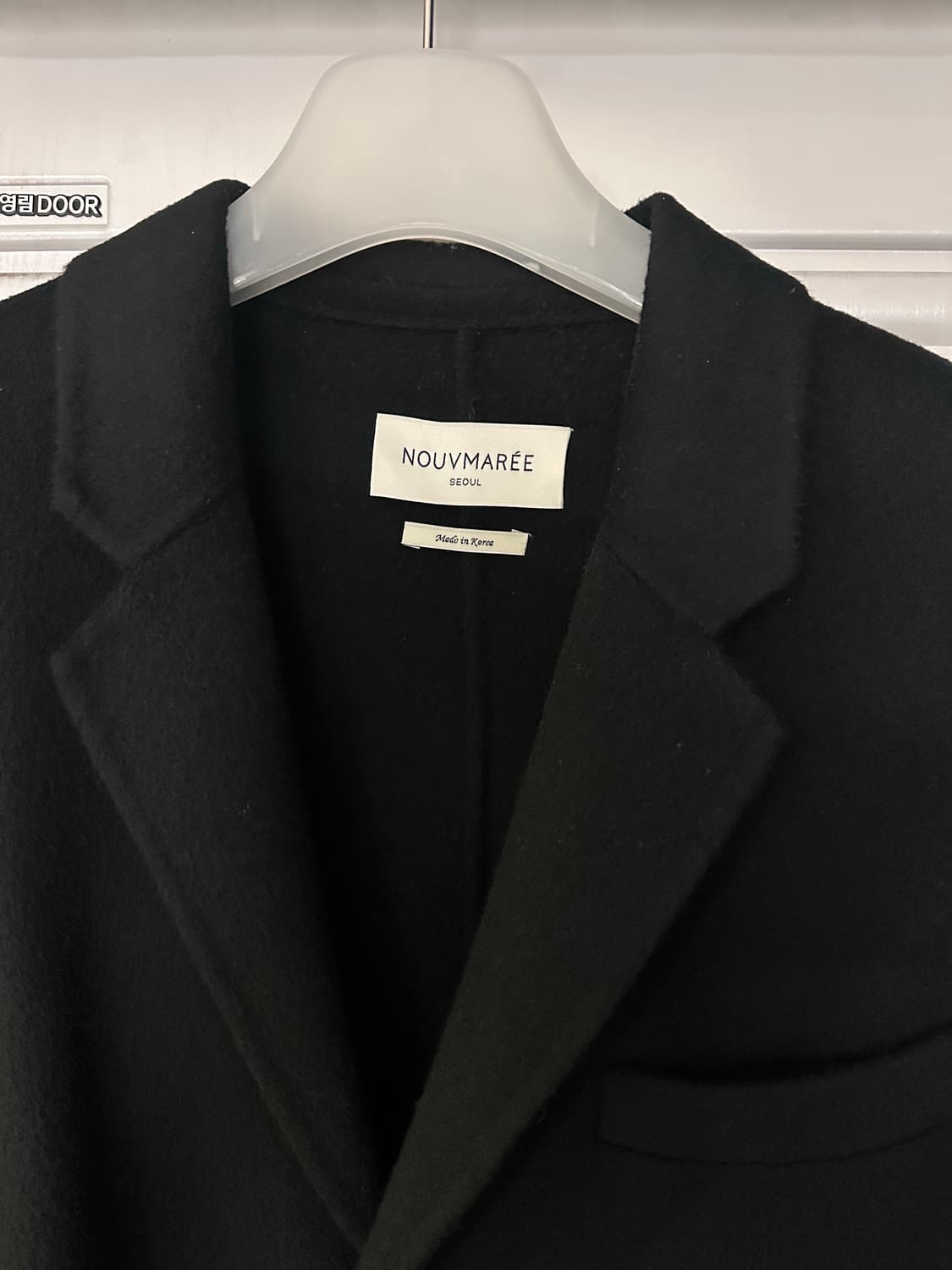 누마레 핸드메이드 싱글코트 블랙 상품이미지3