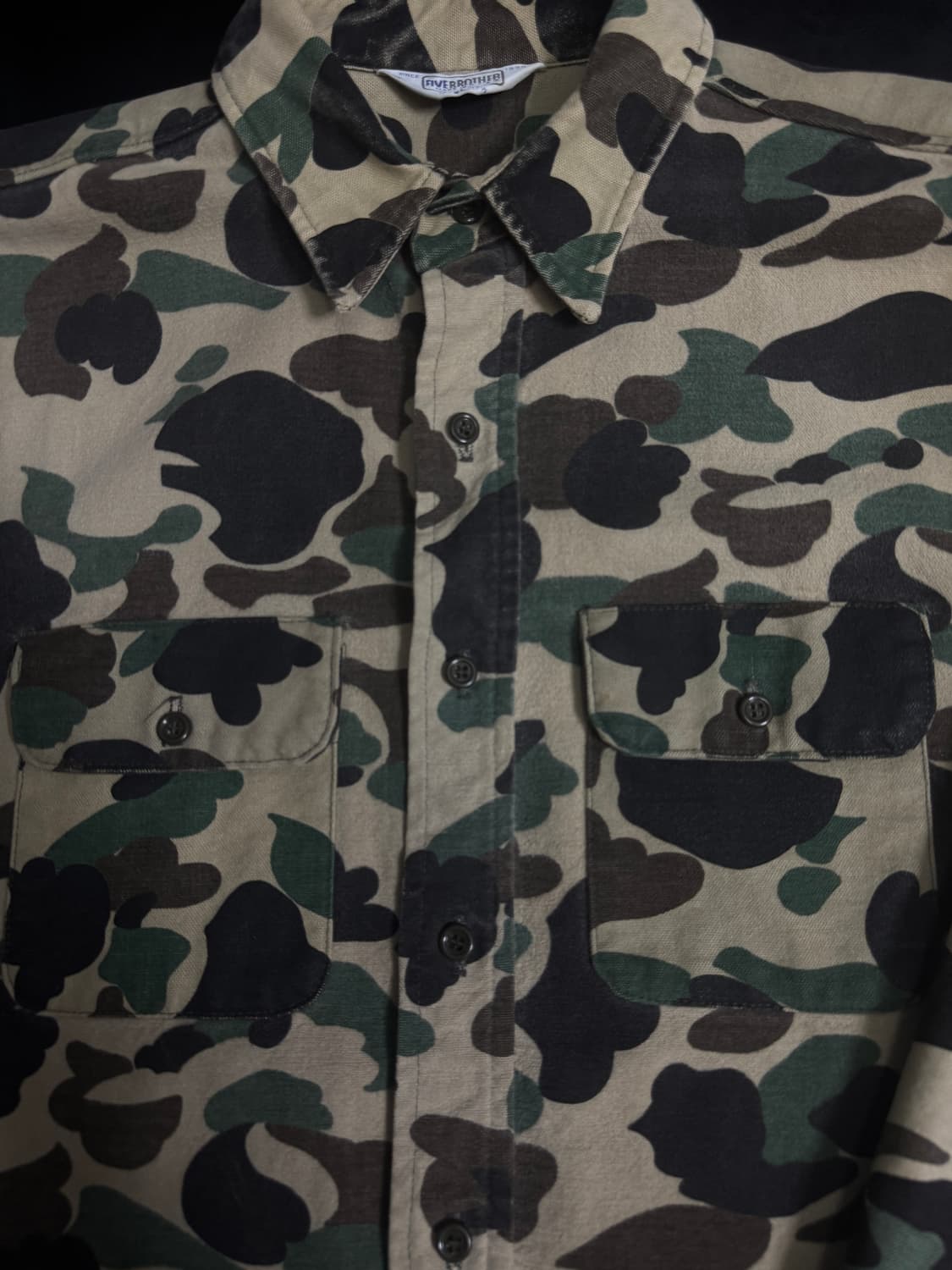 파이브 브라더 five brother 카모 camo shirt 상품이미지2