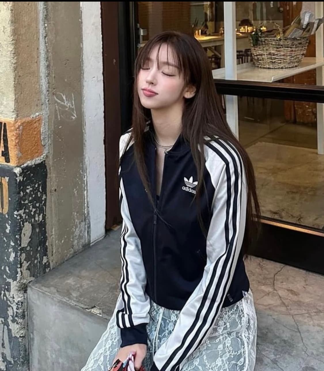 아디다스 레오파드 빅로고 홍지윤 져지 상품이미지5