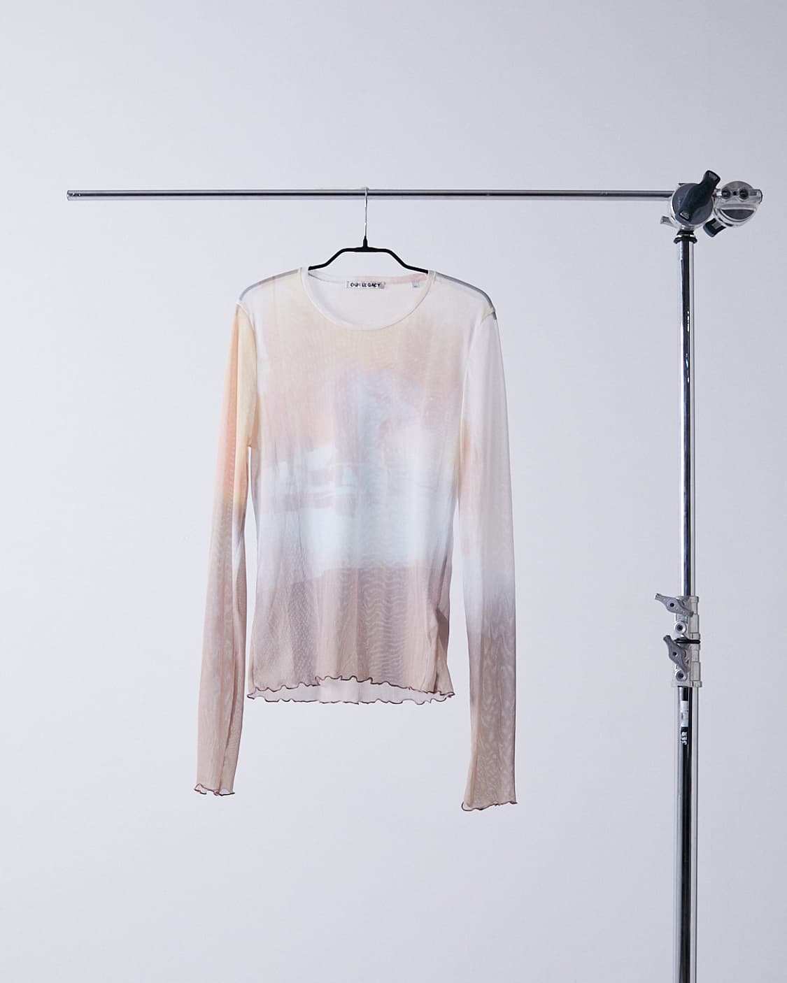 Organza Long Sleeve T-Shirt 상품이미지1