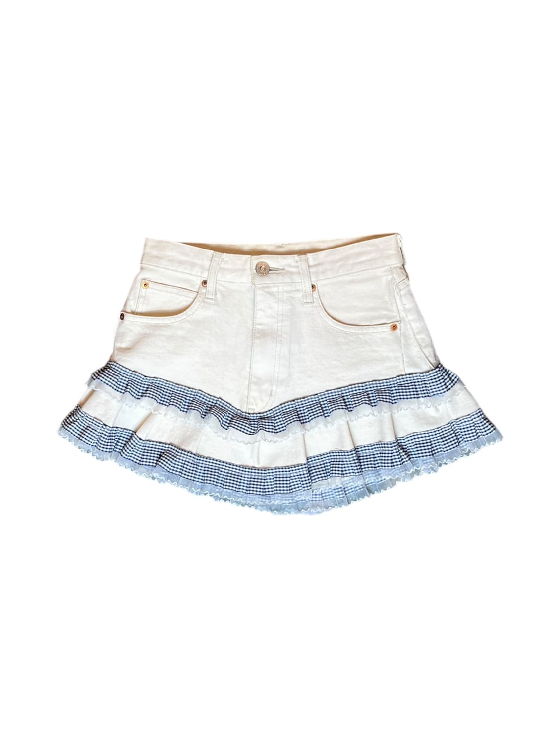 JPN 리워크 캉캉 프릴 미니스커트 SIZE 26 상품이미지1