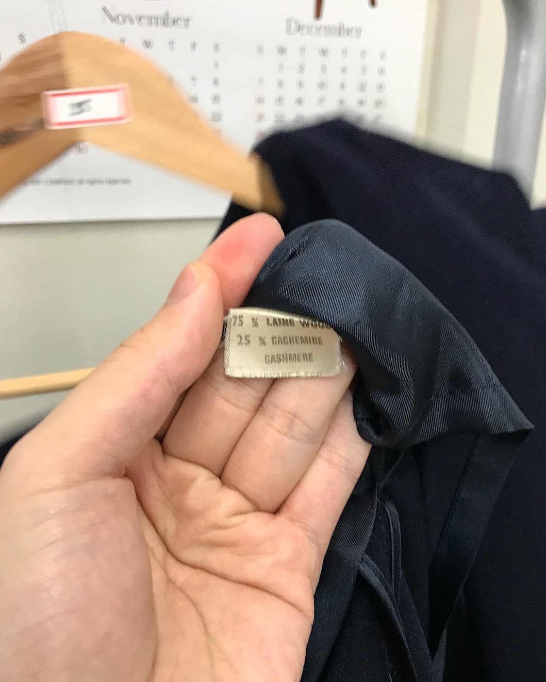 버버리 캐시미어 금장 더블 코트 상품이미지5