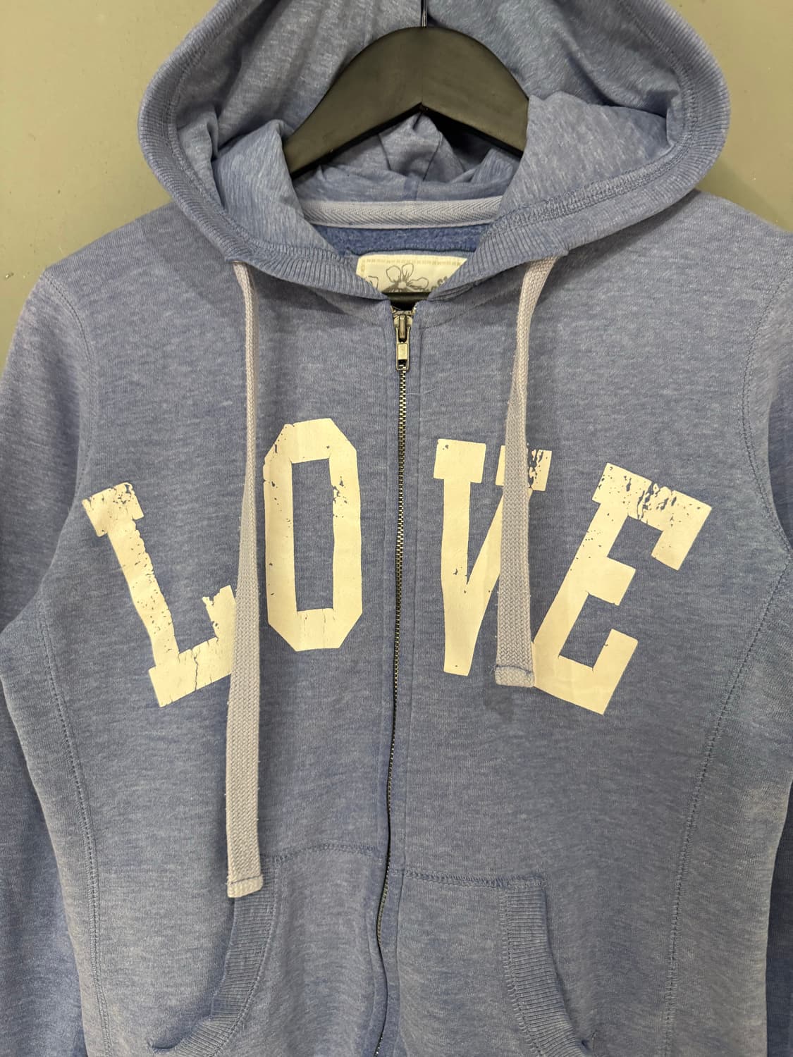 “L O V E" lettering hood zip-up 상품이미지5