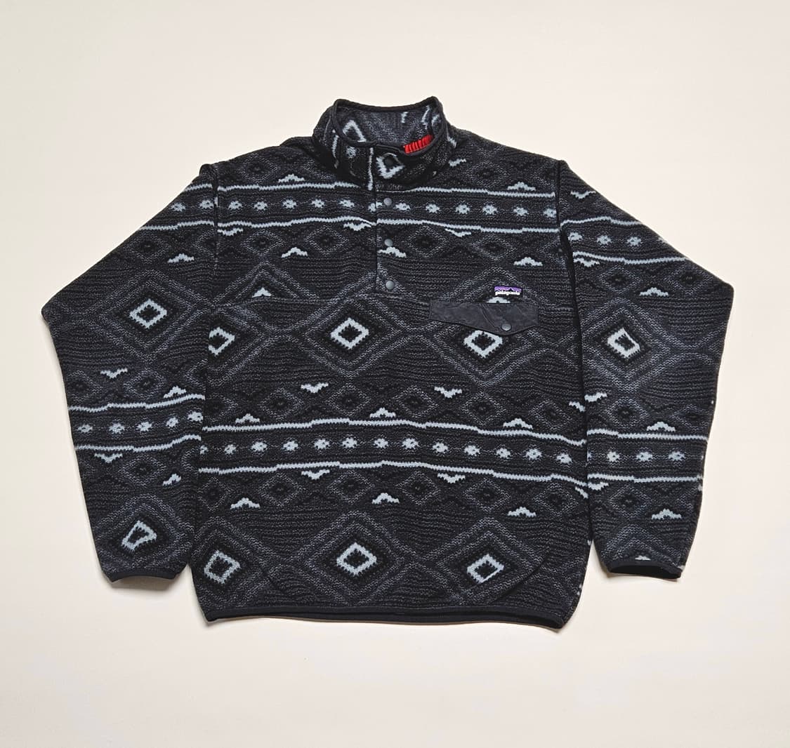 [L] 파타고니아 신칠라 플리스 후리스 버건디 레드 상품이미지1