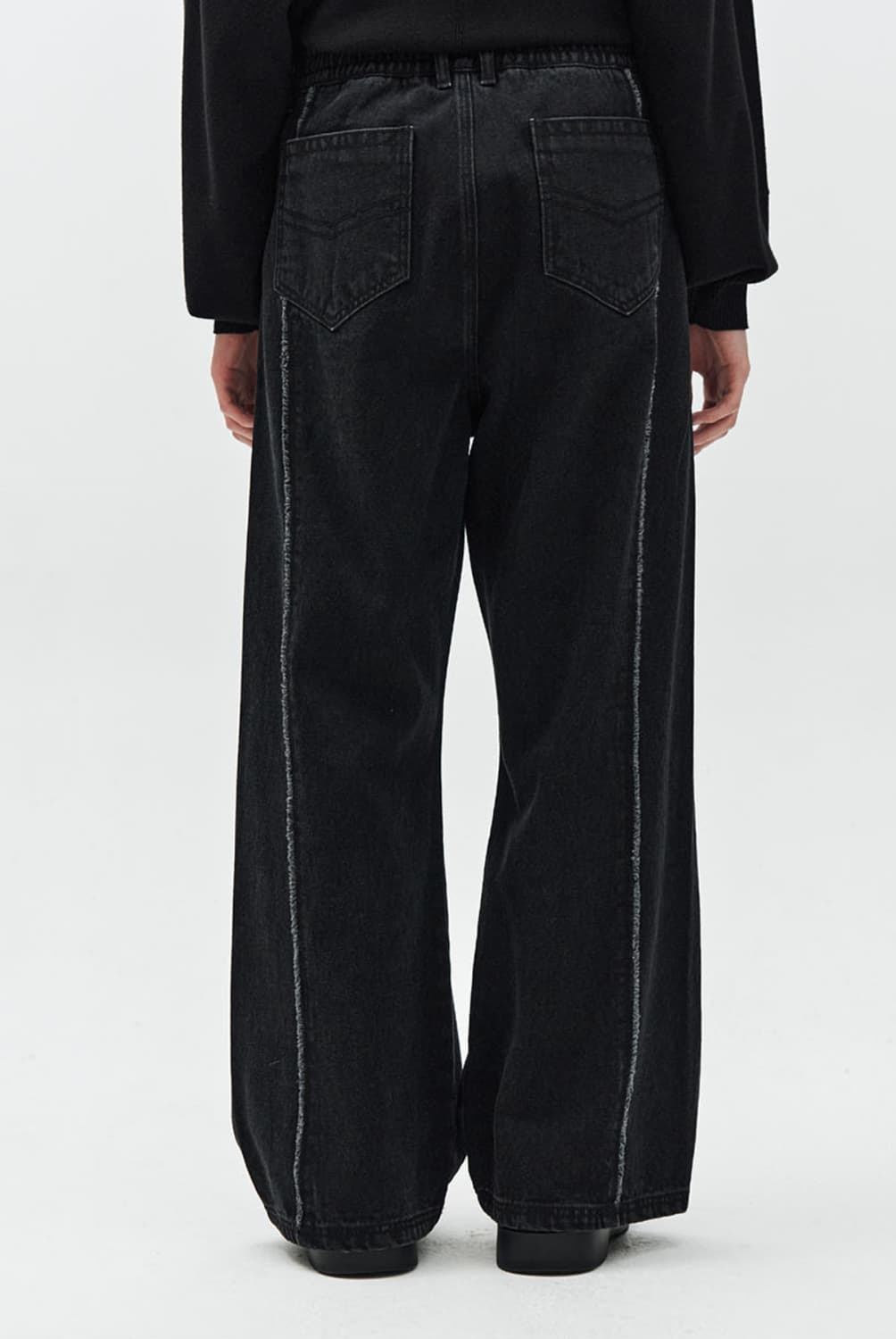 지오송지오 버티컬 컷 데님 82사이즈(32) 상품이미지5