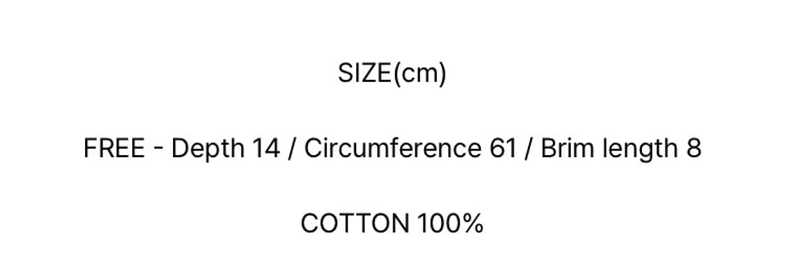 노매뉴얼 2C TRUCKER BALL CAP 상품이미지4