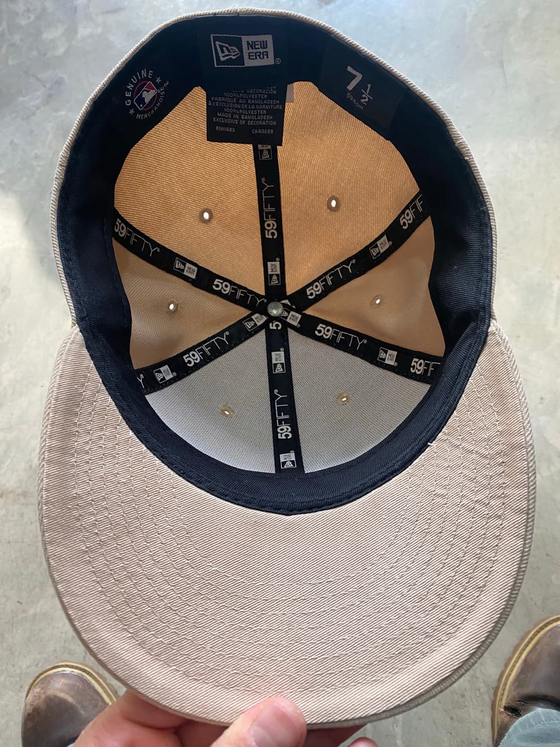 뉴에라 뉴욕 양키스 베이지 7 1/2 (59.6cm)  상품이미지6