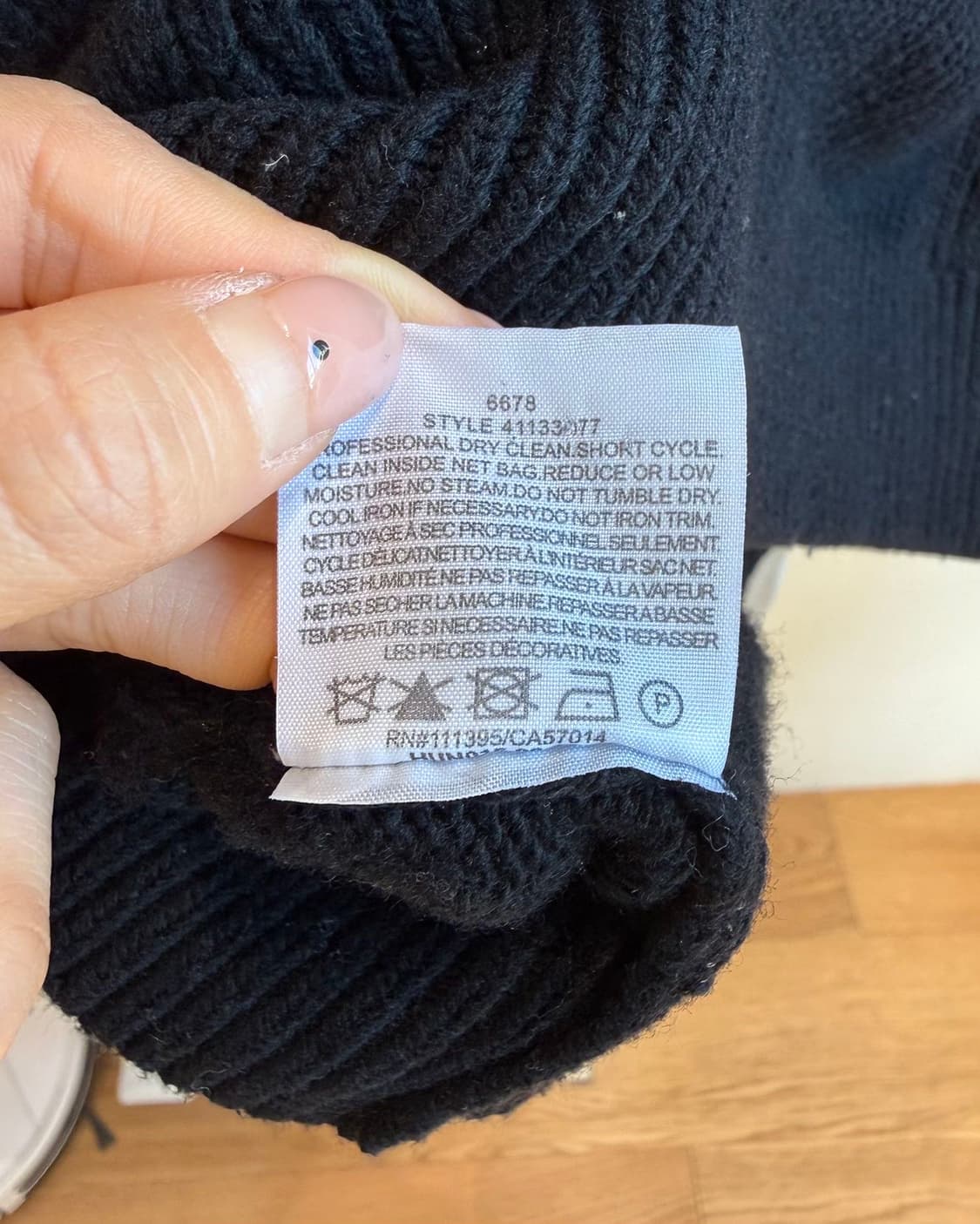 토리버치 블랙 에타 라인스톤 니트  상품이미지10