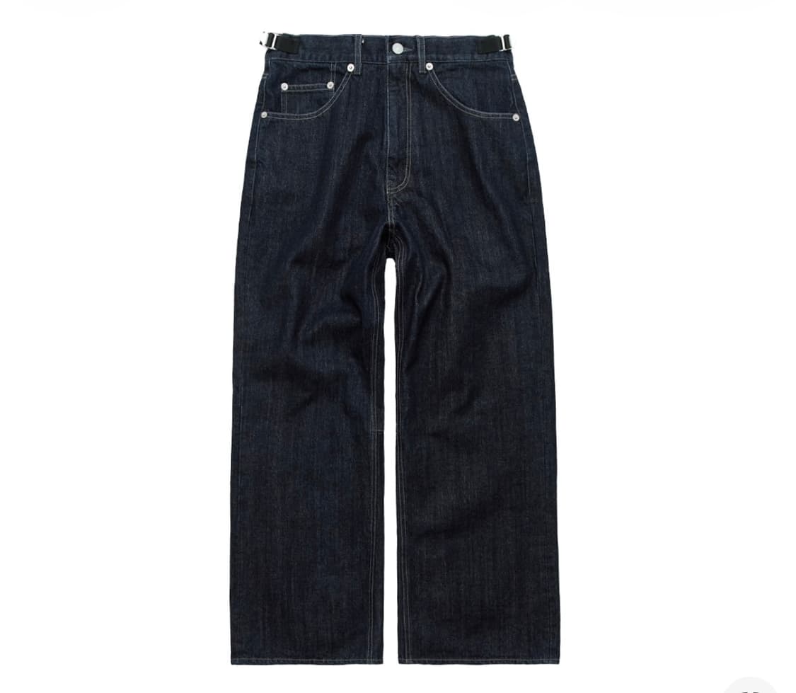 2) 폴리테루 고시마 데님 팬츠 (재패니즈 인디고) 1 워시 인디고 상품이미지1