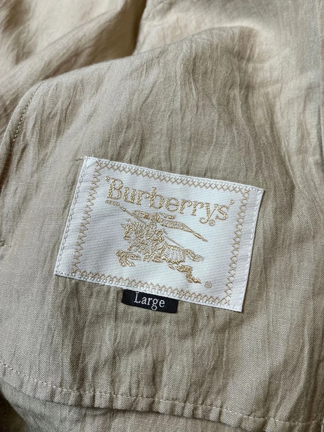 버버리 90's 아카이브 린넨 스윙톱 자켓 PN7335 상품이미지7