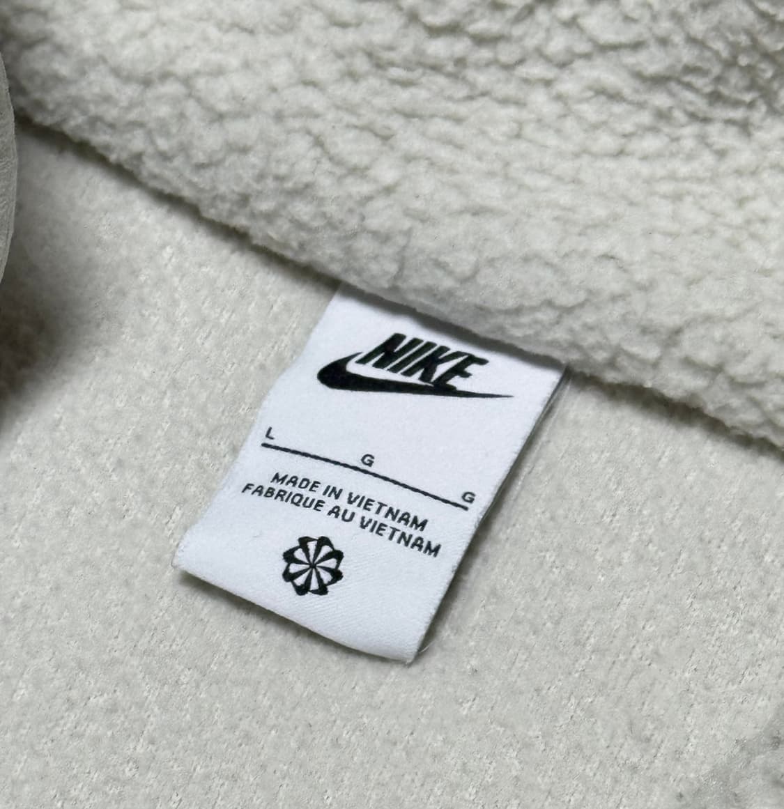 나이키 화이트 모카 투웨이 쉐르파 후리스 상품이미지4