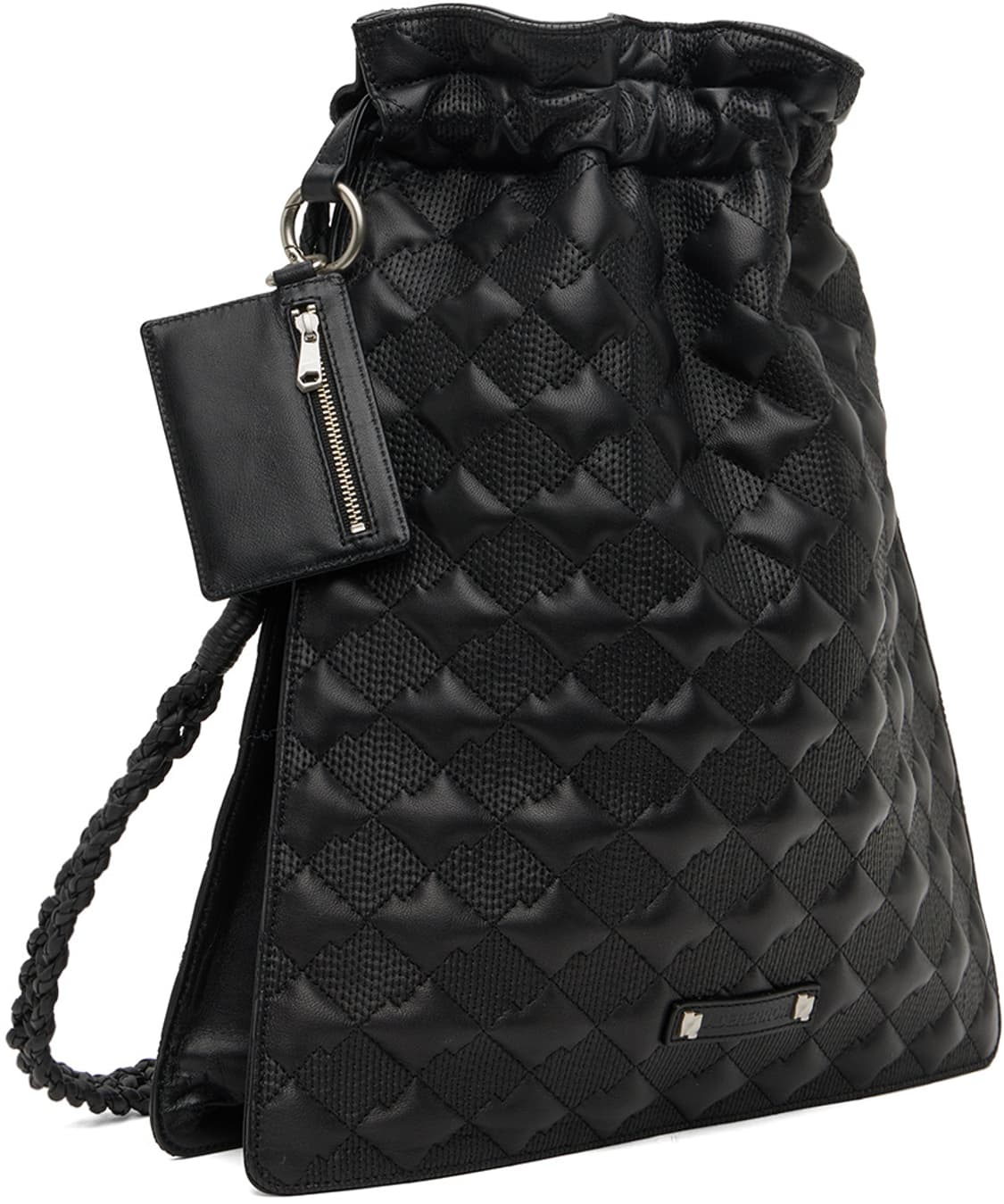 아더에러 테닛 플랫 토트백 느와르 블랙 퀼팅 카드지갑키체인포함 브레이드 상품이미지2