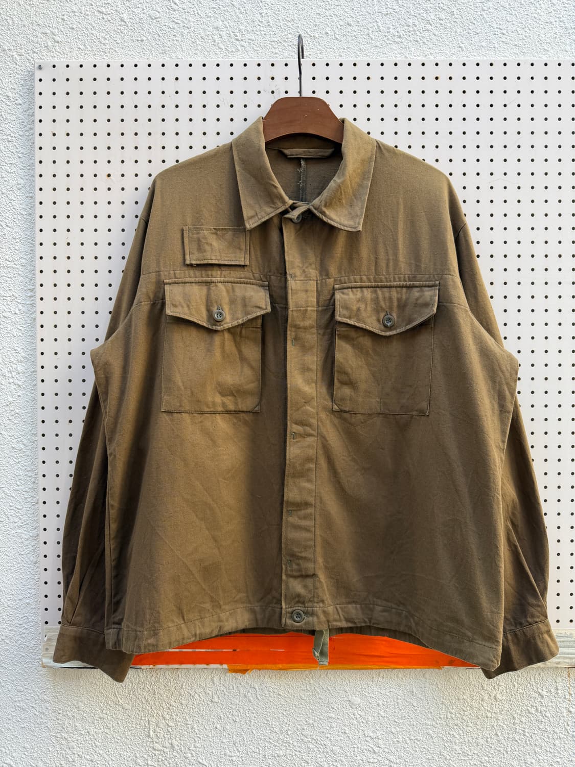 1970s CZECH MILITARY FLY FRONT 체코군 워크자켓 상품이미지1