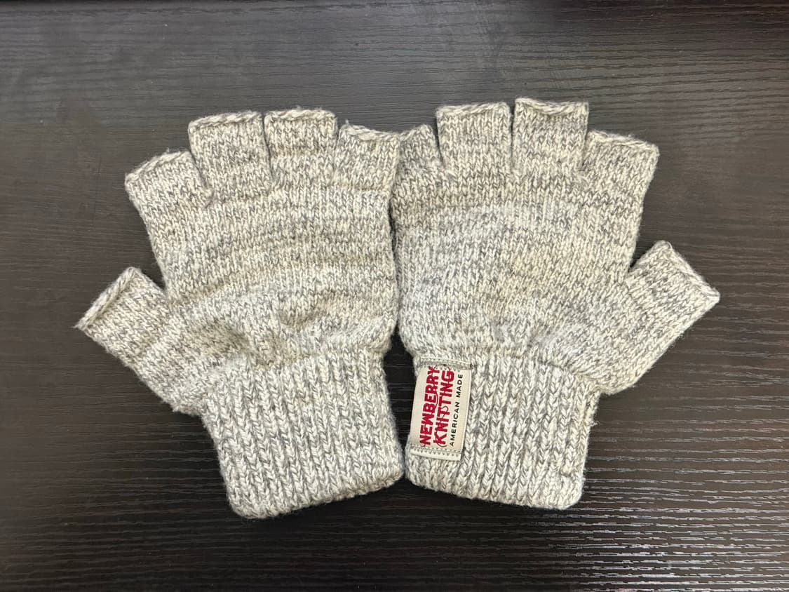 뉴베리니팅 핑거리스 남성 장갑 오트밀 상품이미지1