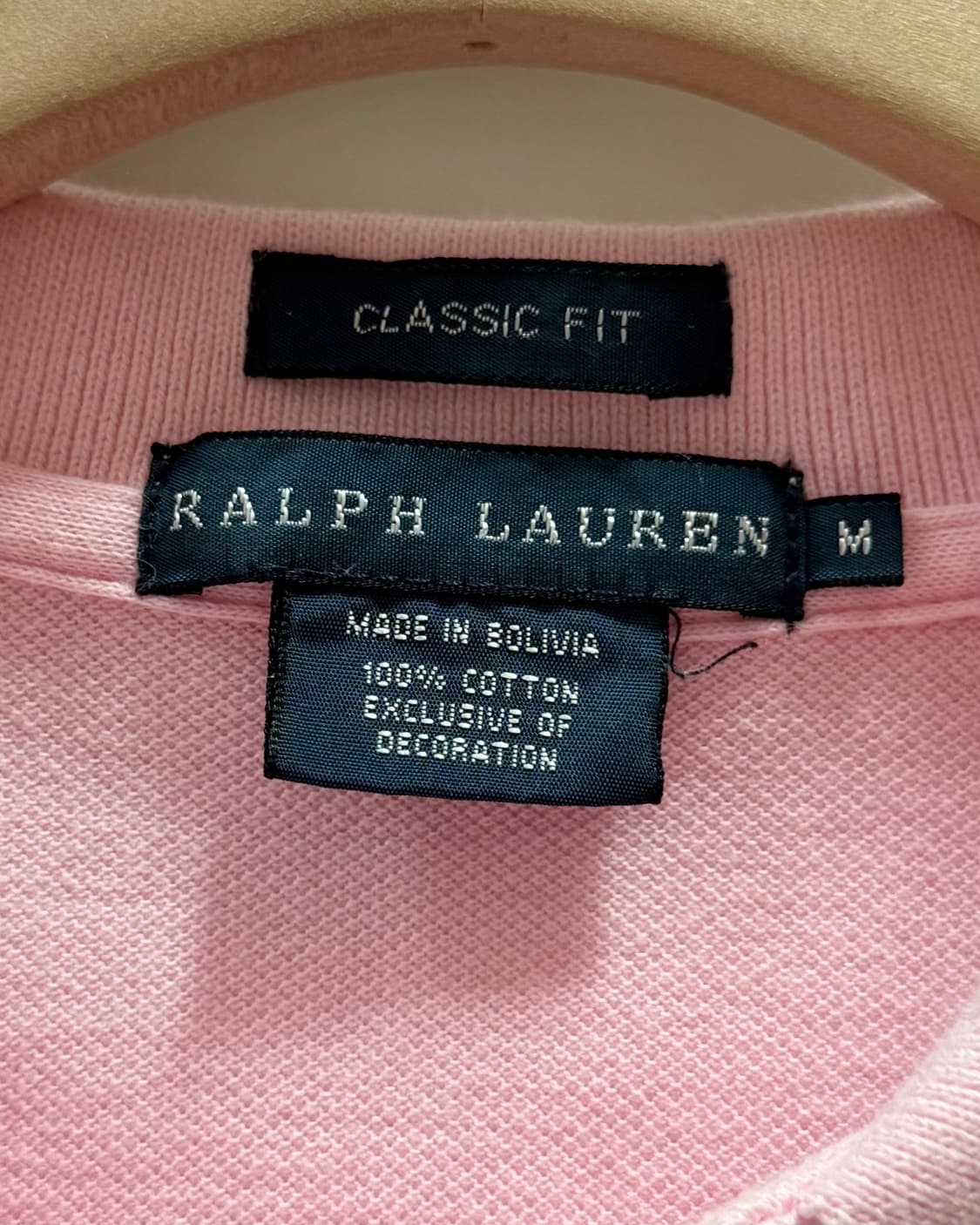 Polo 랄프로렌 우먼 베이비핑크컬러 PK 카라티셔츠 상품이미지5