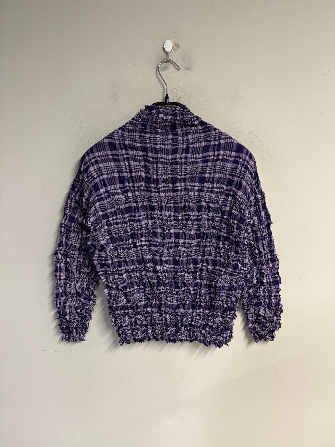 ISSEY MIYAKE me crinkle check shirt  상품이미지5