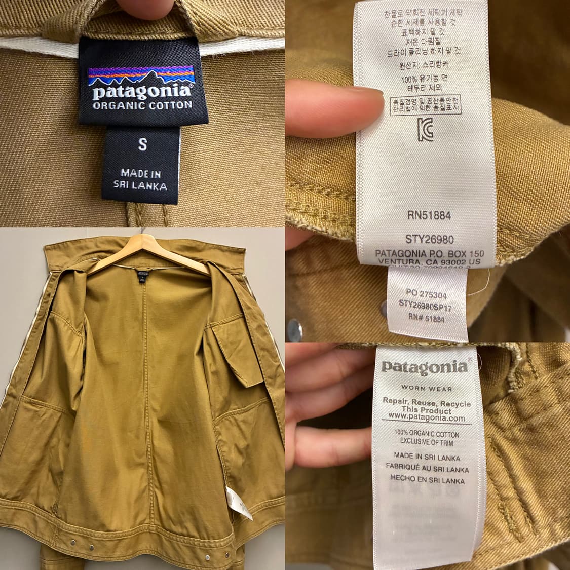 (S~M)파타고니아 헴프 캔버스 코튼 디트로이트 워크자켓 상품이미지10
