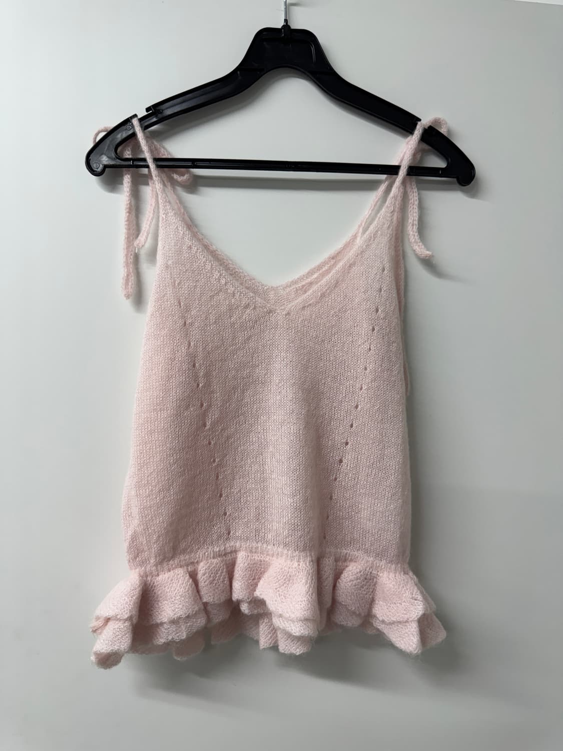 포에토 핑크 니트 뷔스티에 가디건 세트(새상품) 상품이미지2