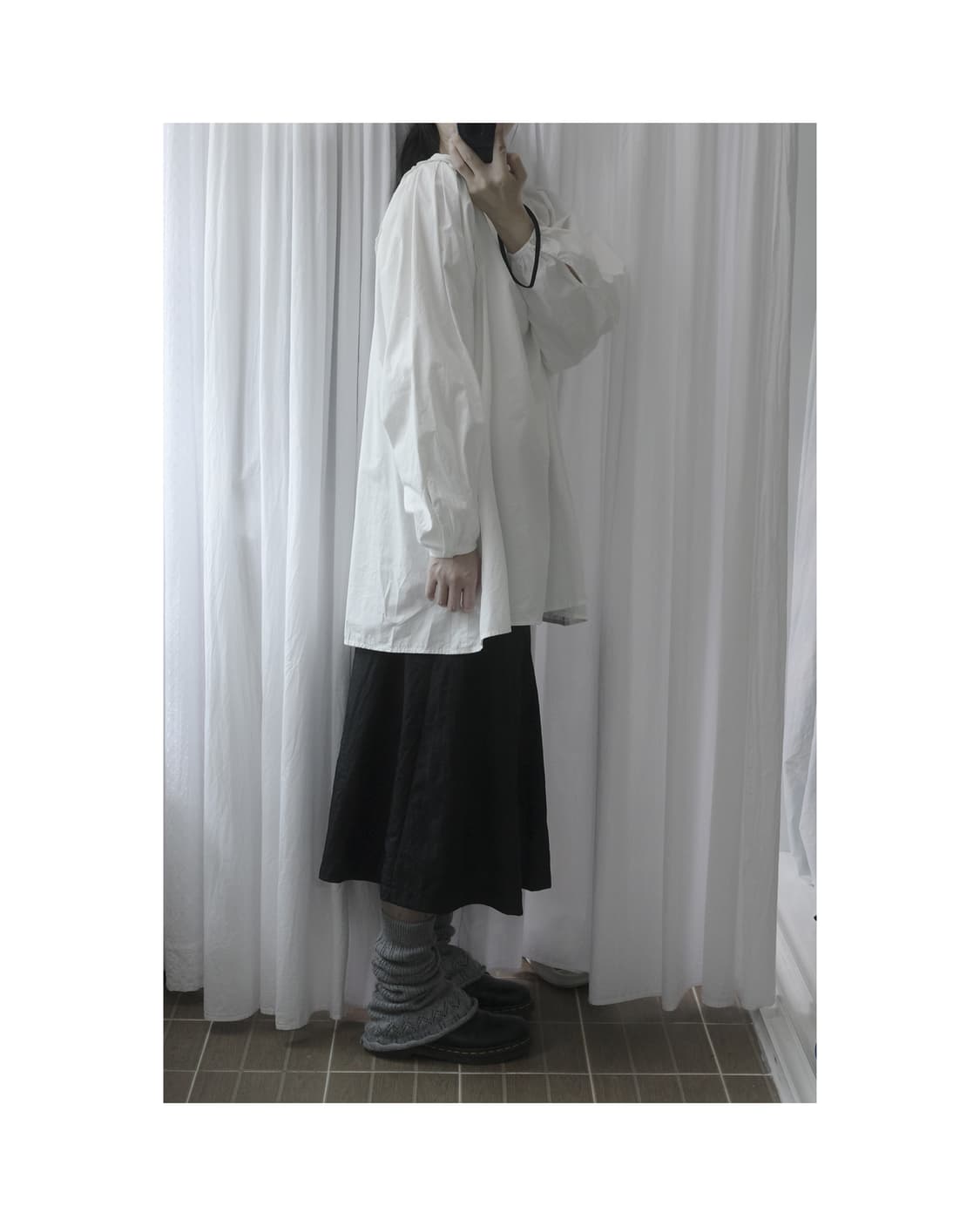 Plain white angel blouse 상품이미지5