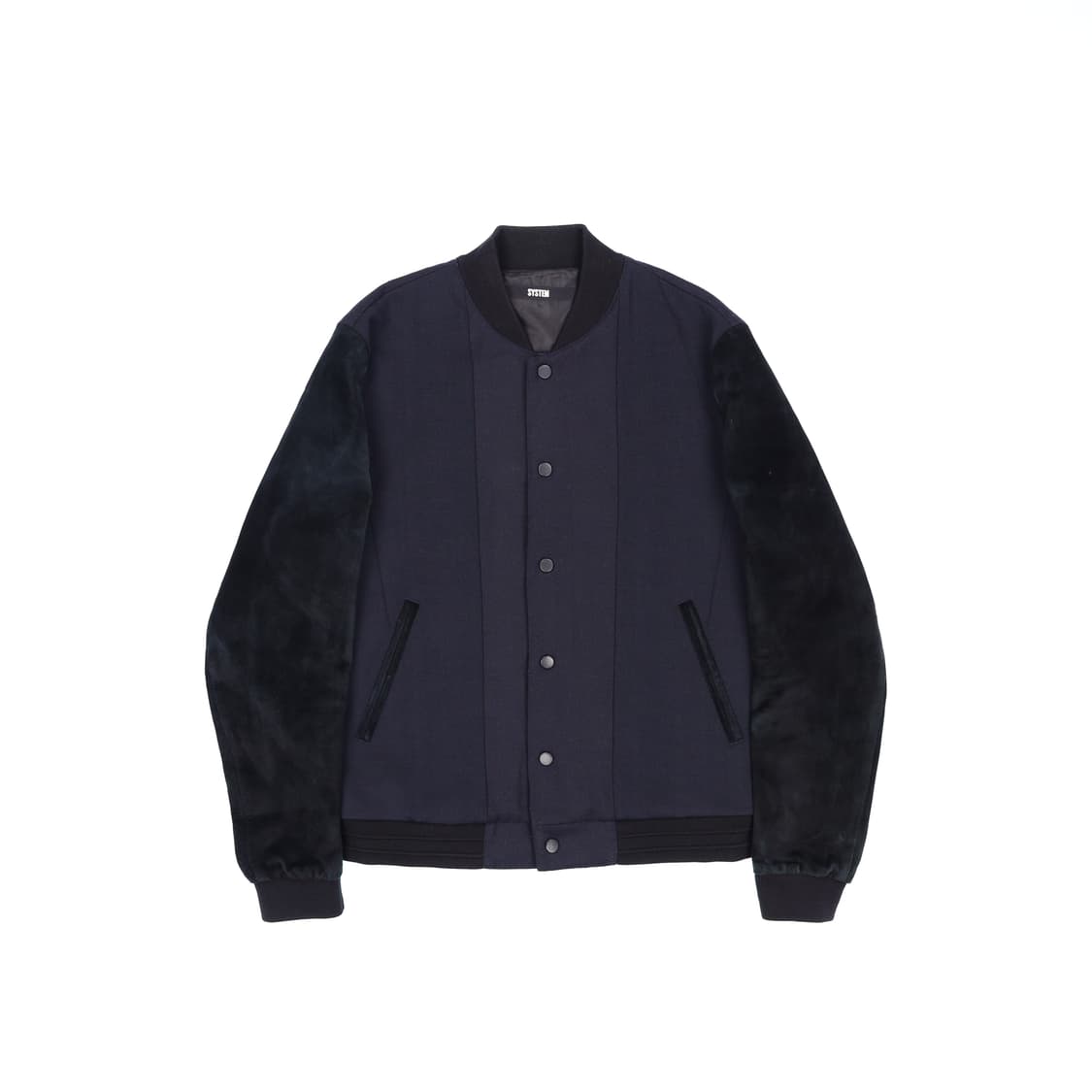 [100] 시스템 옴므 한섬 스웨이드 블리브 블루종 자켓 N6853 상품이미지1