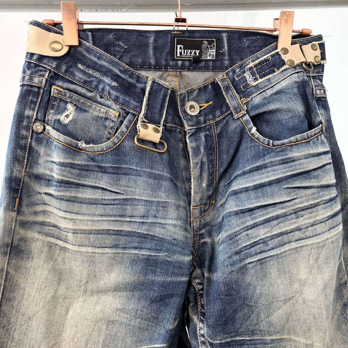 Fuzzy 워시드 데님 팬츠 상품이미지8