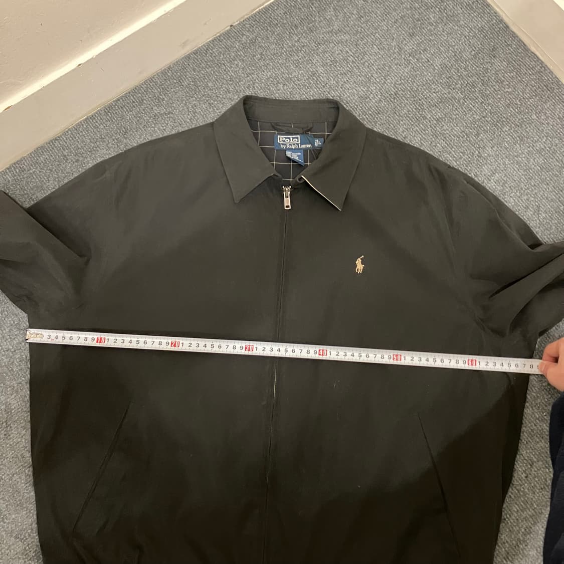 N213 폴로 스윙탑 블루종 자켓 블랙 상품이미지6