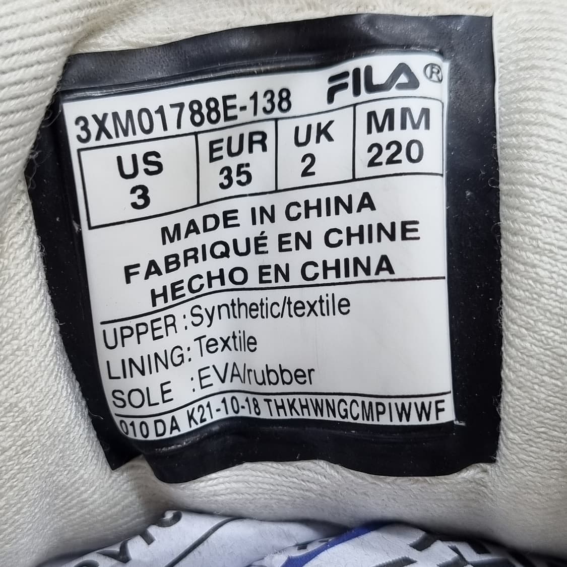 휠라 레이프라이드 아동운동화220  상품이미지6