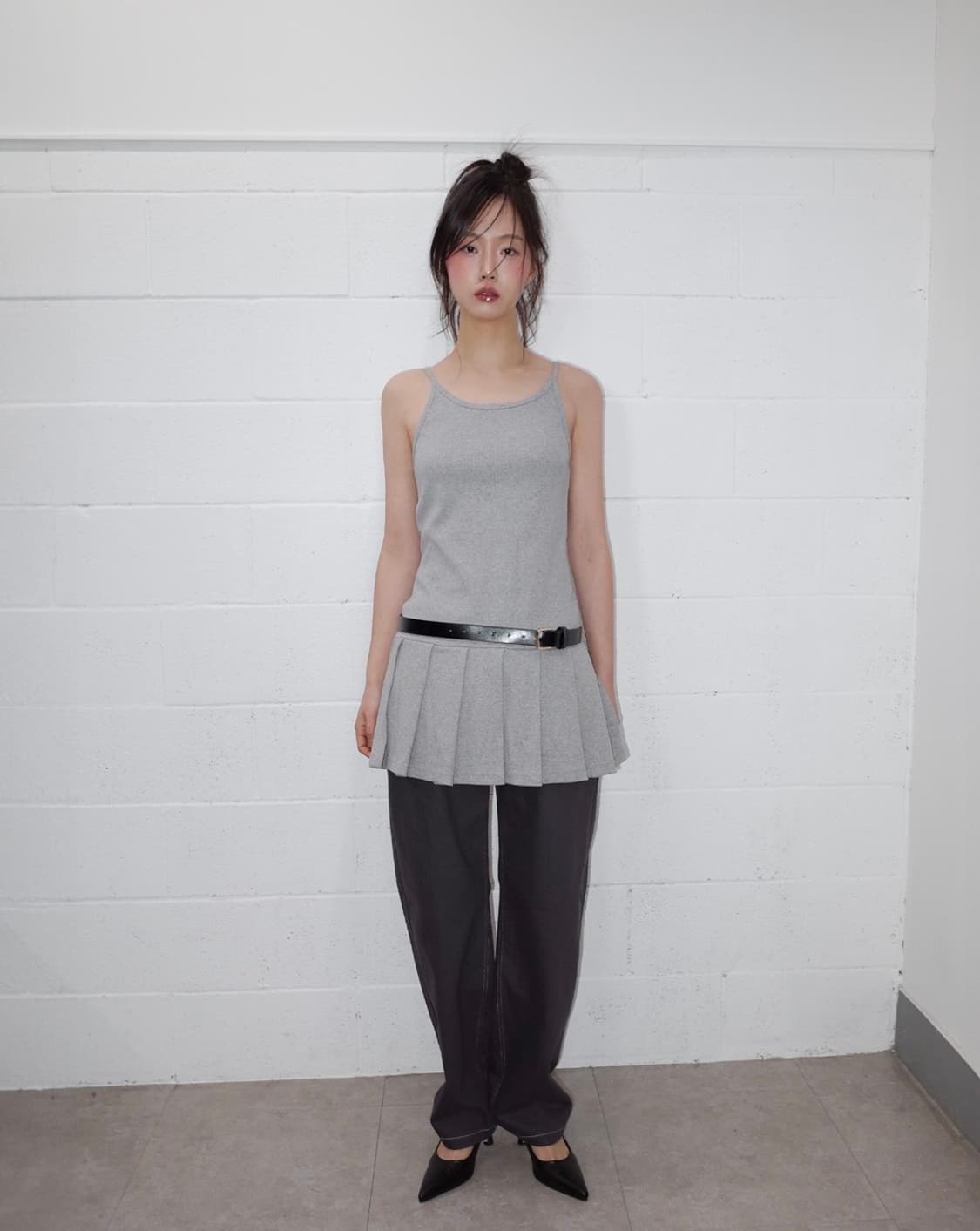 Onska - 온스카 플리츠 미니 원피스 판매합니다 상품이미지1