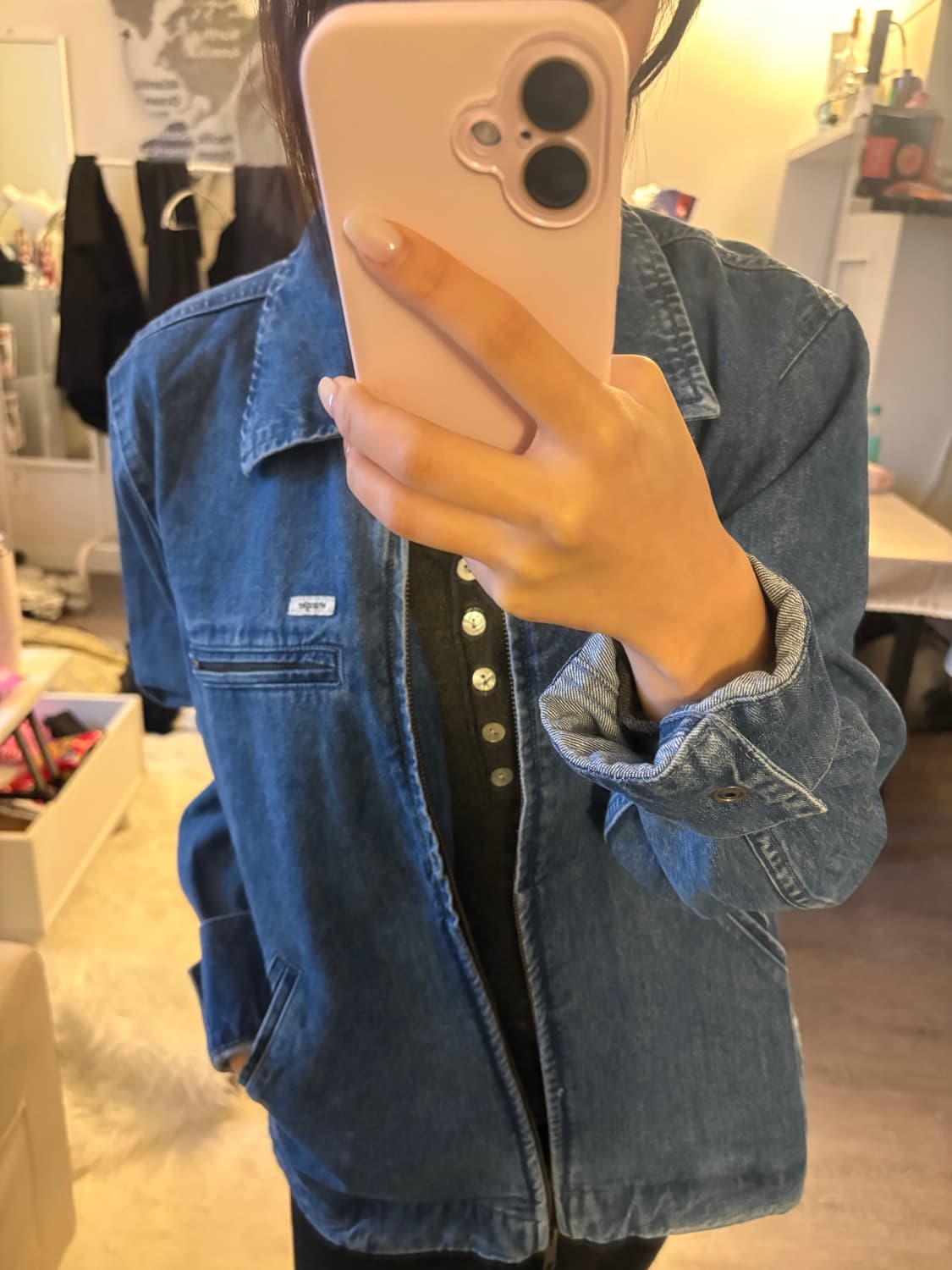 랭글러 청자켓 새상품 상품이미지3