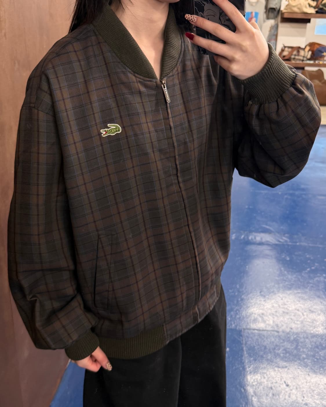 Lacoste 라코스테 체크 점퍼 상품이미지2