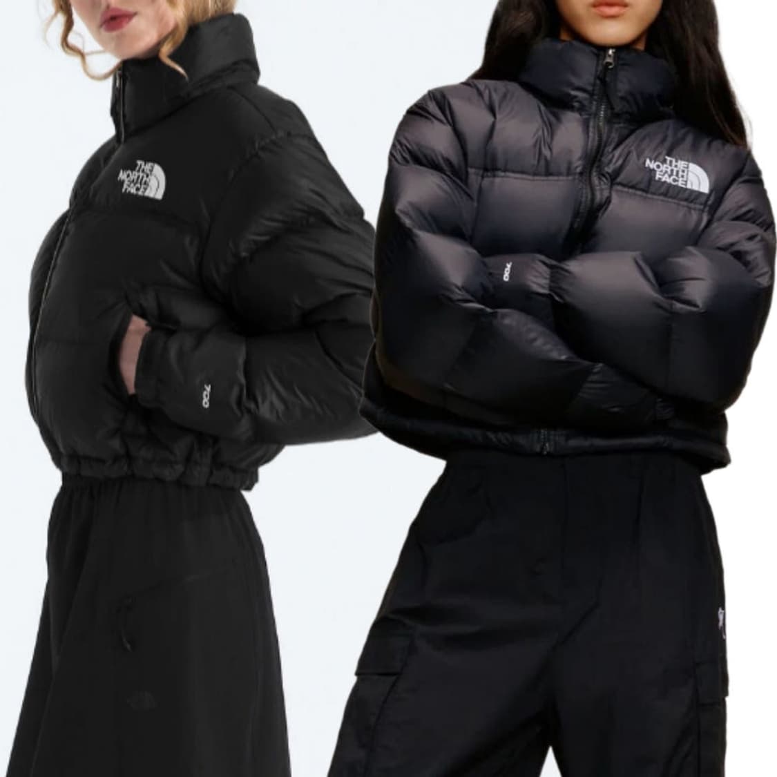 노스페이스 여성 700 눕시 크롭패딩 XS 상품이미지1