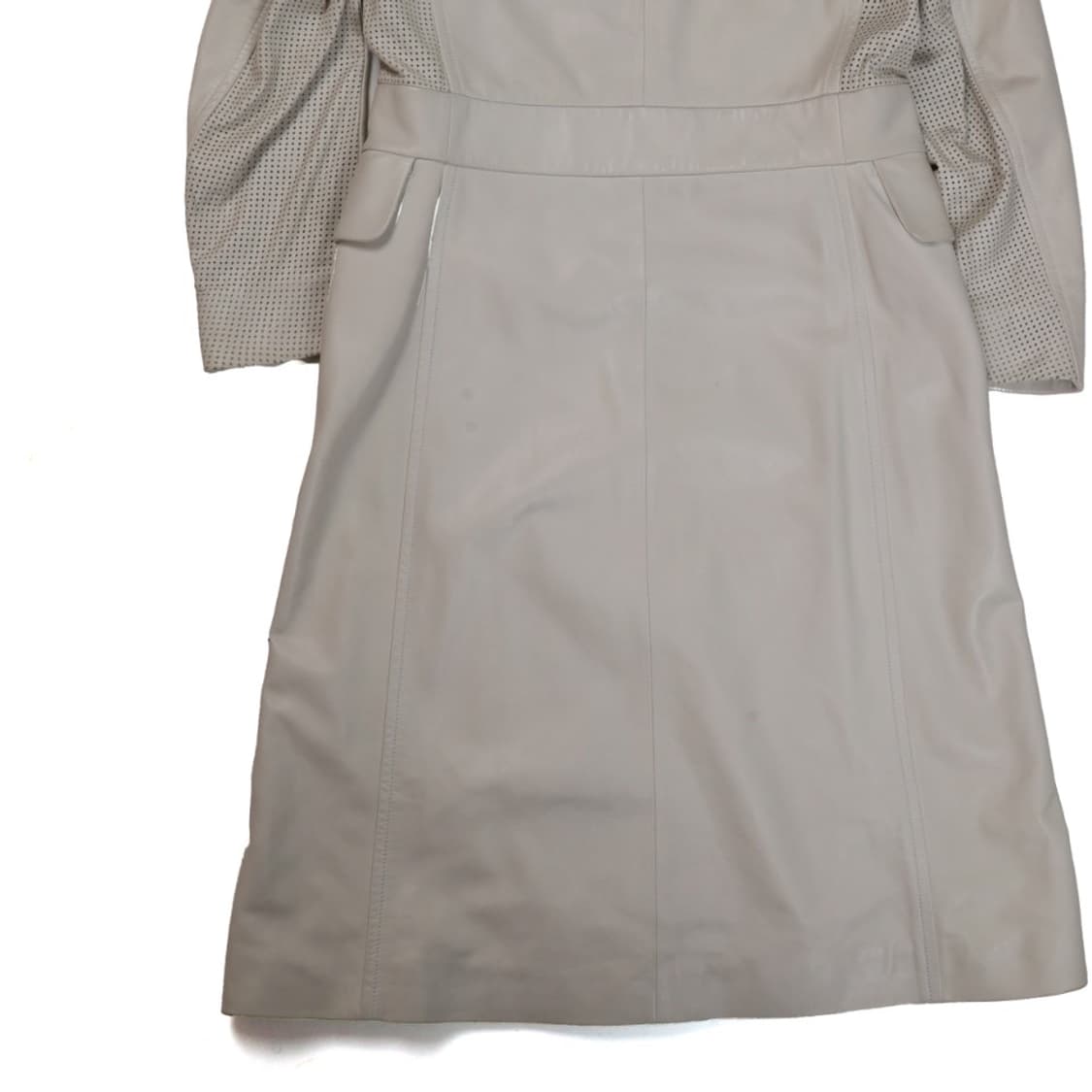 셀린느 Celine Perforated Leather Long Coat 상품이미지7
