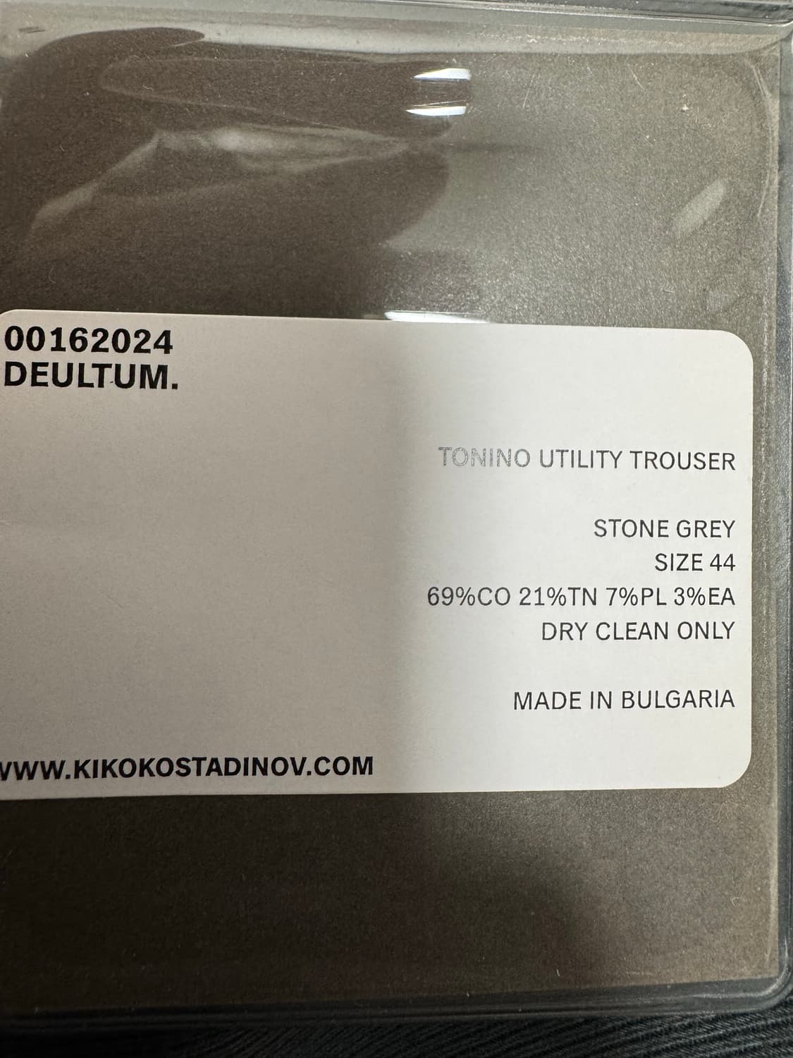 KIKO KOSTADINOV TONINO UTILITY TROUSER 상품이미지7